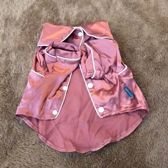 Dog silk / satin like pajamas small breed size large - Picture 4 of 4